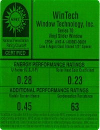 Low-E Argon Dual Window Sticker PDF